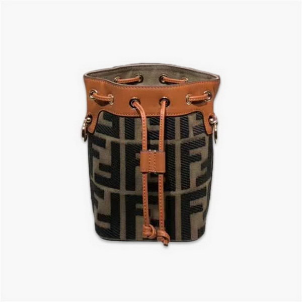 Fendi 8066 Bucket Bag Embroidered