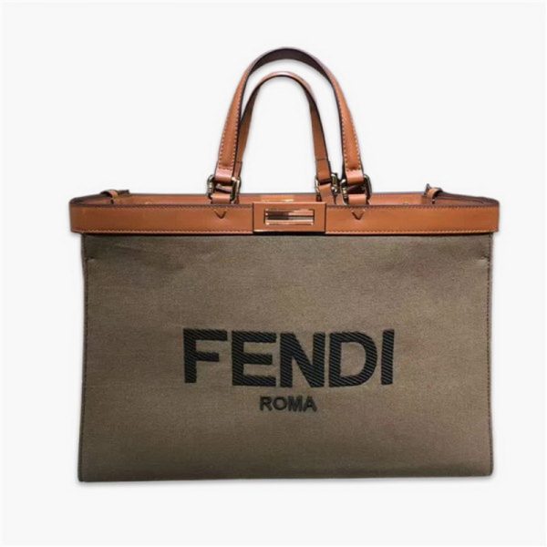 Fendi Peekaboo X-Tote Handbags Canvas