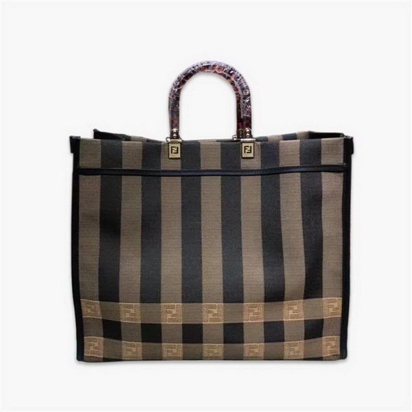 Fendi Handbag Jacquard Canvas