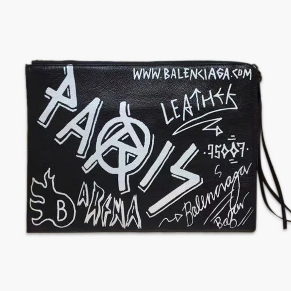 Balenciaga Graffiti Classic Clutch