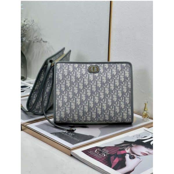 24/Dior canvas clutch