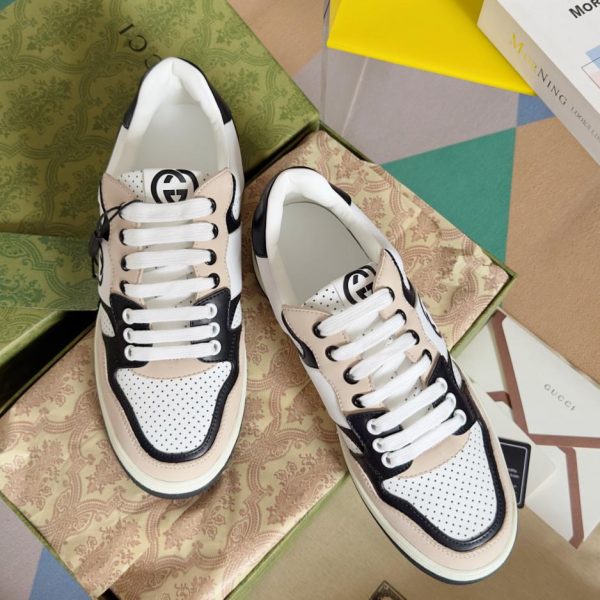 GUCCI 2024ss new GUCCI color matching white shoes