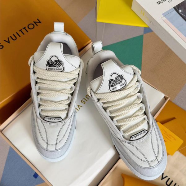 Louis Vuiton Tariner denim rhinestone sneakers