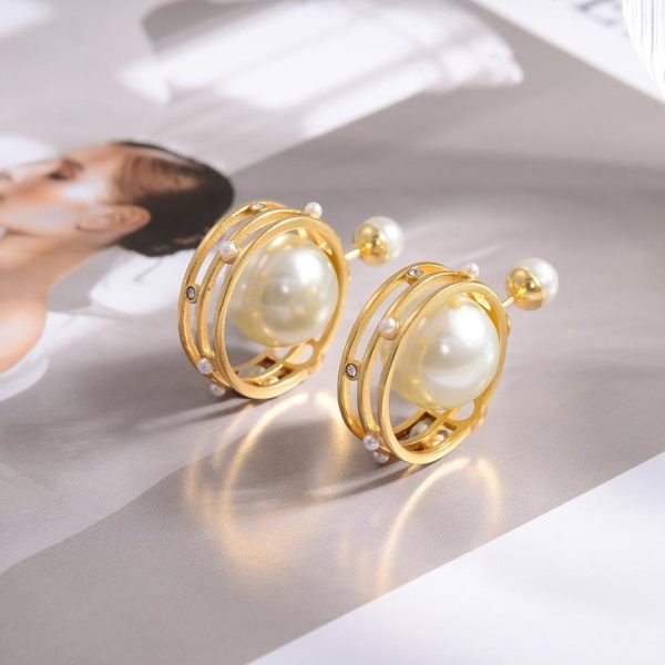 Dior new letter earrings