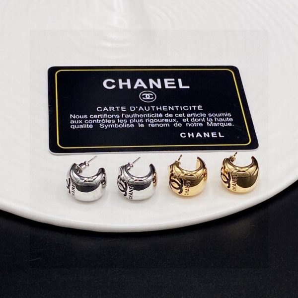 Chanel double C small earrings