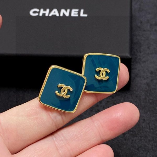 Chanel double C earrings