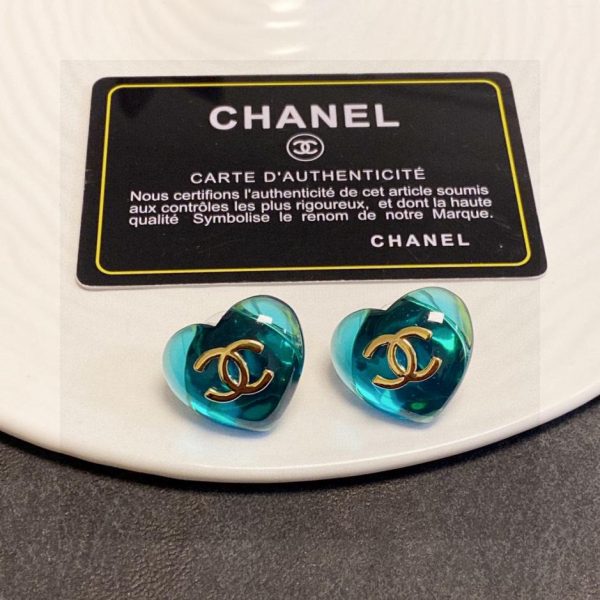 Chanel letter double C earrings