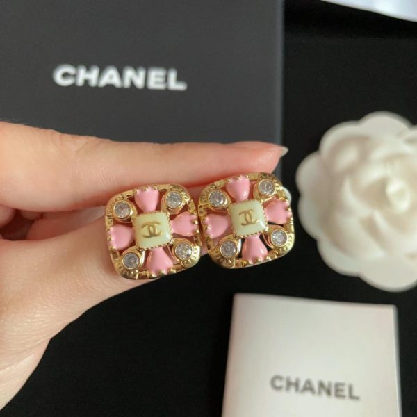 Chanel double C earrings