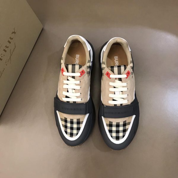 Burberr men's height increasing sneakers!