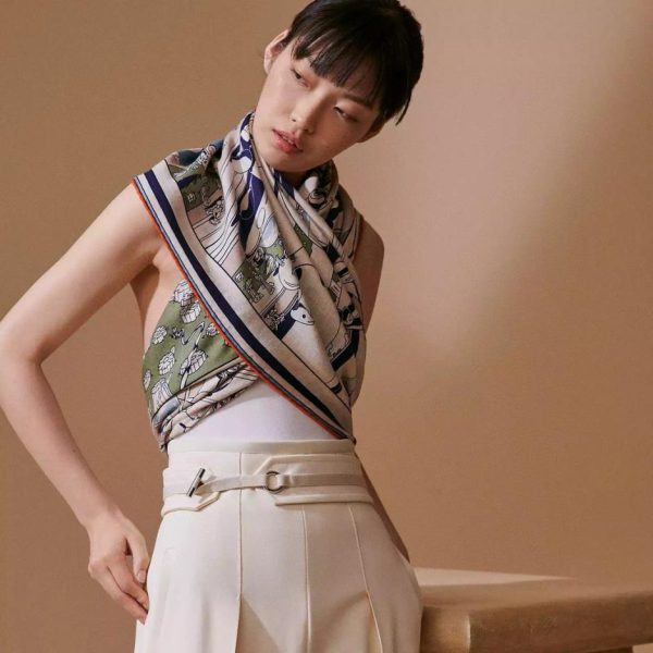 Hermes cashmere scarf