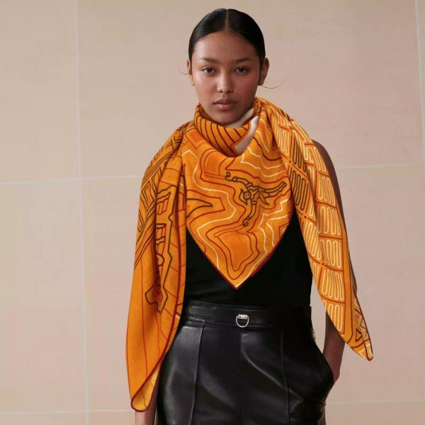 Hermes cashmere scarf