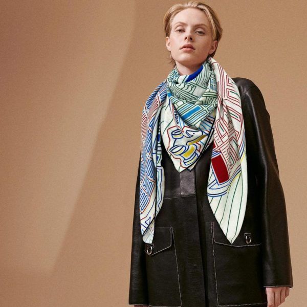 Hermes cashmere scarf