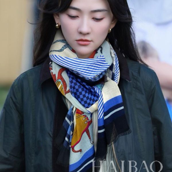 Hermes cashmere scarf