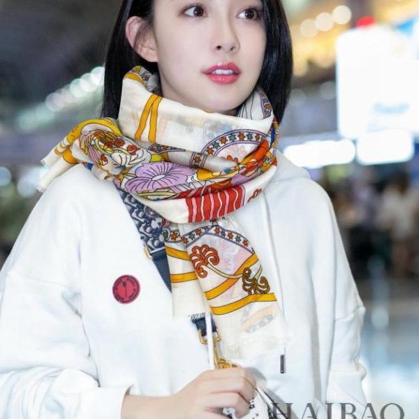 Hermes cashmere scarf