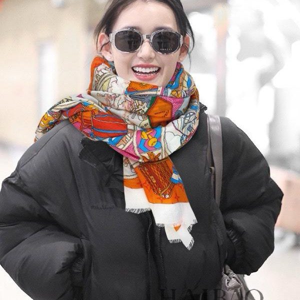 Hermes cashmere scarf