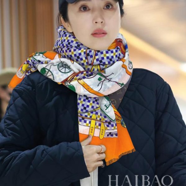 Hermes cashmere scarf