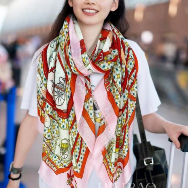 Hermes cashmere scarf