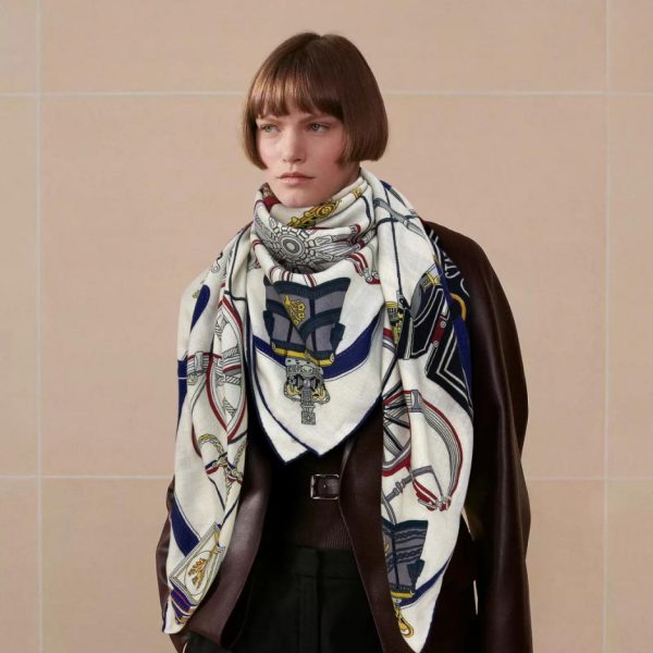 Hermes cashmere scarf