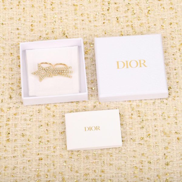Dior pentagram ring