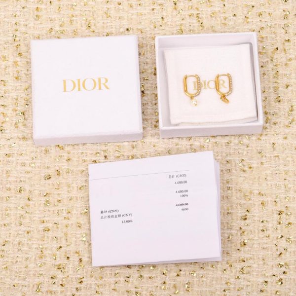 Dior diamond earrings