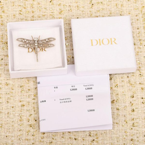 Dior dragonfly brooch