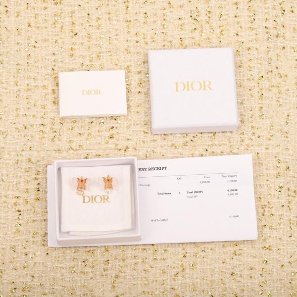 Dior butterfly earrings