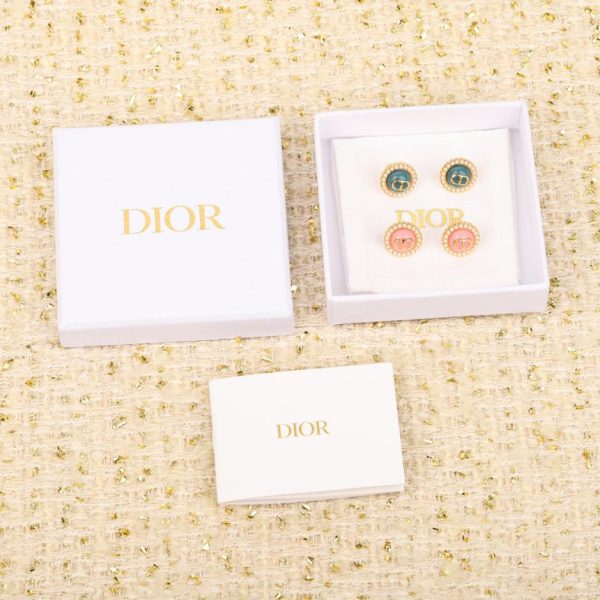 Dior glass bead earrings