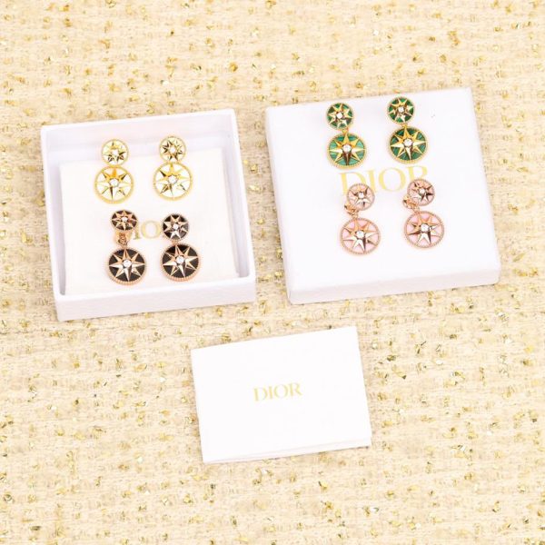 Dior compass earrings