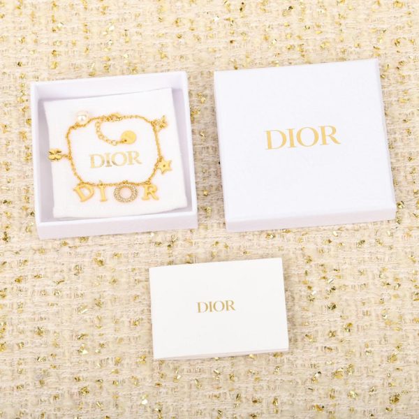 Dior letter bee star bracelet