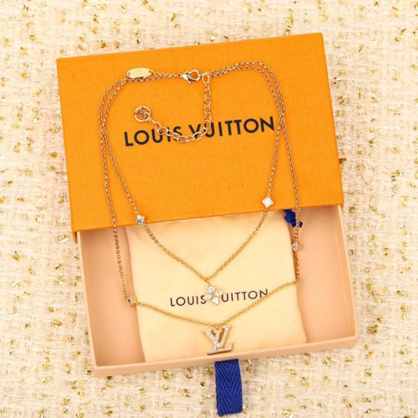 LV double layer necklace