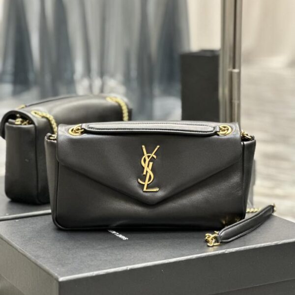  SAINT LAURENT CALYPSO lambskin chain bag