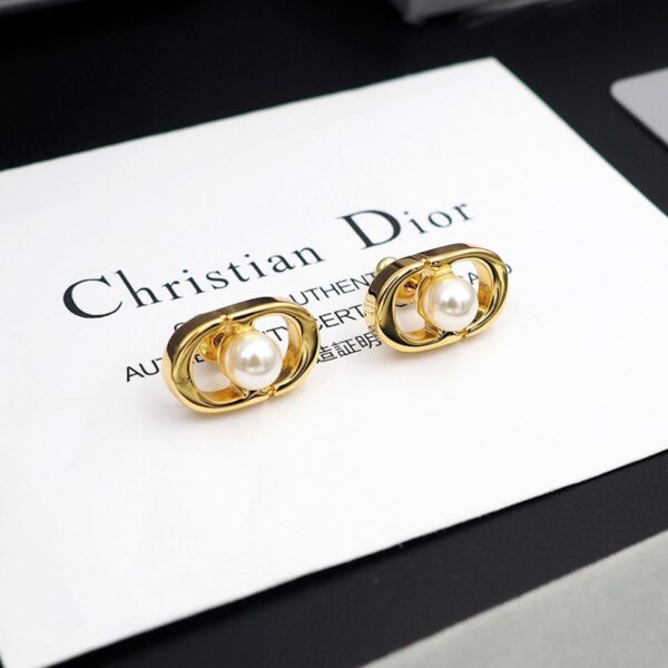 Dior CD mini version of Petit CD Jolie earrings (7D4D)