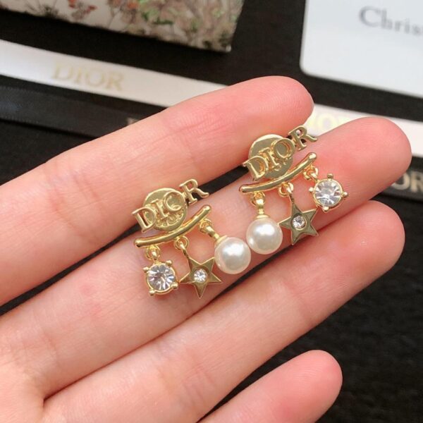 Dior earrings are the same at the counter (7D93)