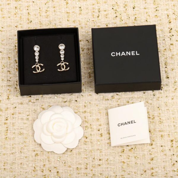 Chanel double C earrings