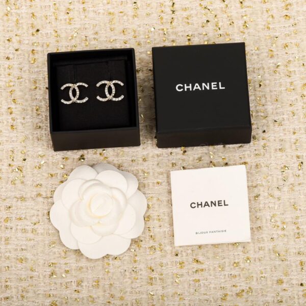 Chanel double C earrings