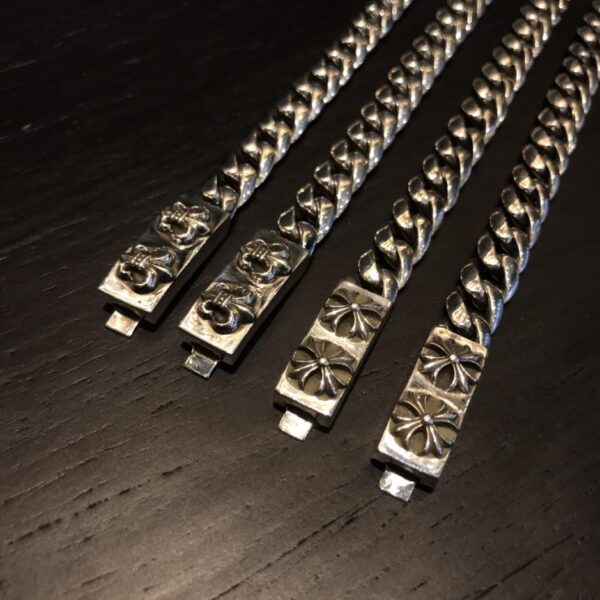 Chrome Hearts Double Scout Flower Medium Bracelet