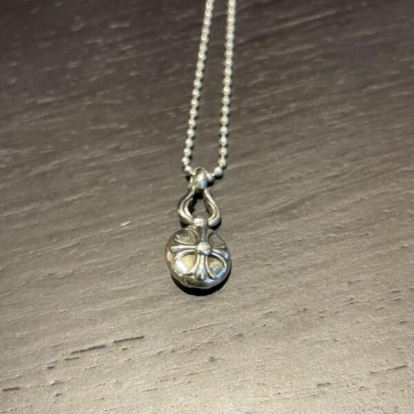 Chrome Hearts Small Cross Horseshoe Gourd Necklace