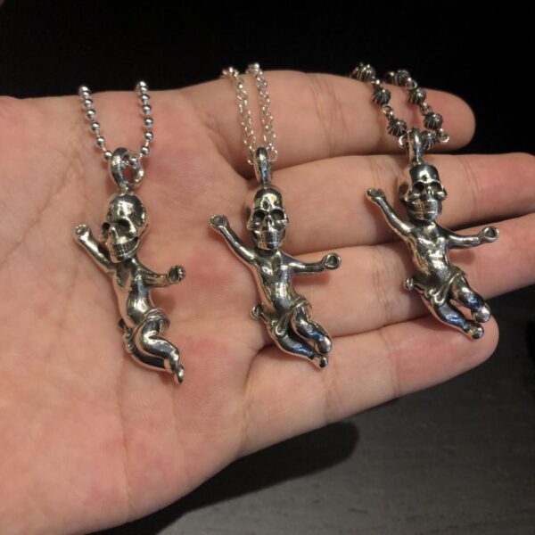 Chrome Hearts Foti Skull Necklace