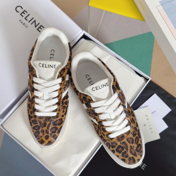 Celine's latest JOGGER moral training shoes, casual sports shoes, white shoes