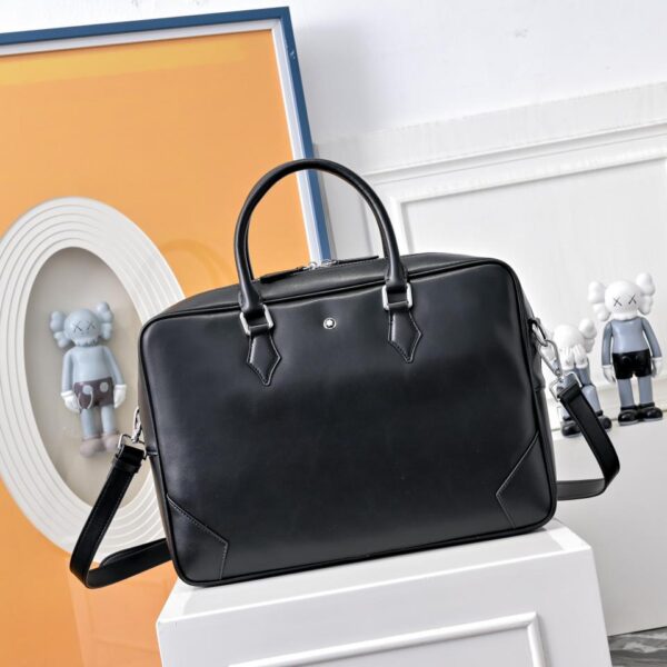 Montblanc official website synchronized high version briefcase crossbody bag (298C)