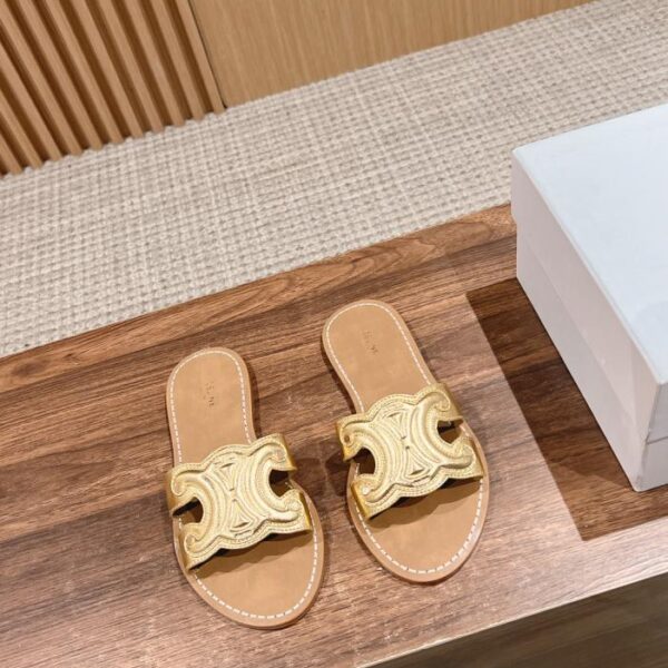 Celine Arc de Triomphe pure leather slippers new product