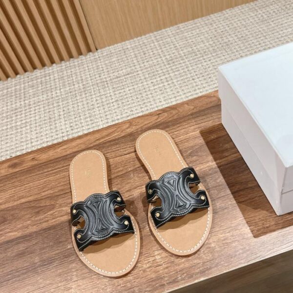 Celine Arc de Triomphe pure leather slippers new product