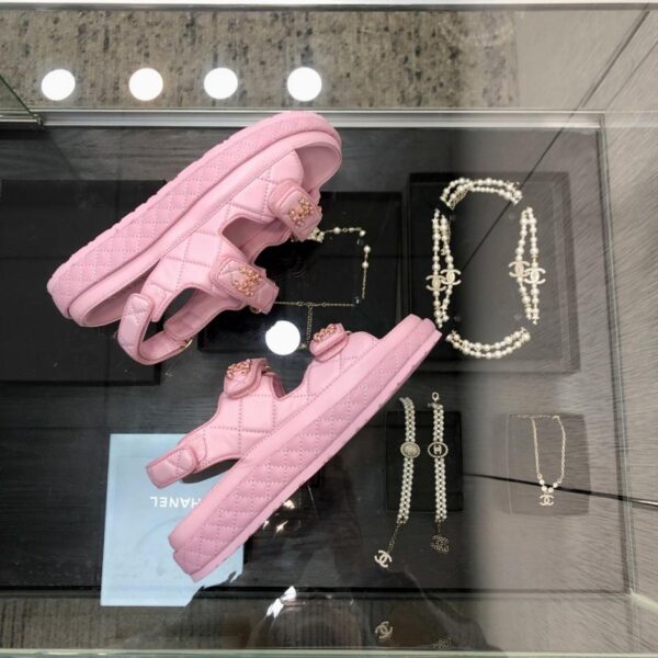 Chanel Velcro Sandals Top Quality