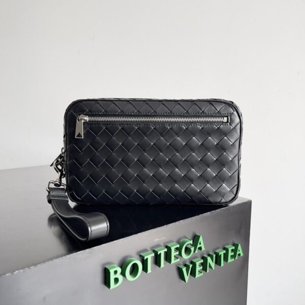 BOTTEGA VENETA New Men's INTRECCIATO Woven Wristlet Clutch (K22MW)