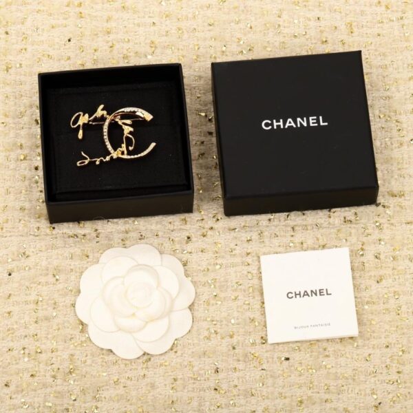 Chanel 24s double c brooch (4IIHK)