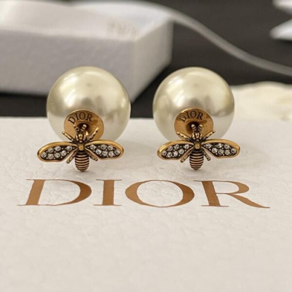 Dior Bee Diamond Pearl Earrings (5RH7J)
