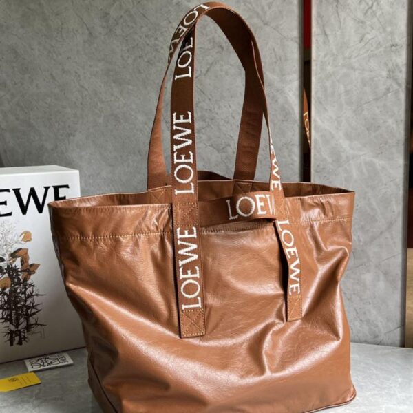 Loewe Fold Shopper latest fashion shopping bag mommy bag (8SSLX)