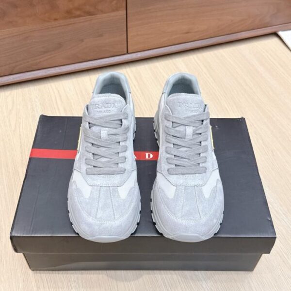 Prada Re-Nylon Men's Triangle Logo Casual Sneakers (XX7RC)