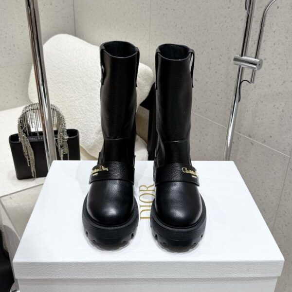 Dior Autumn and Winter New Martin Boots Mid-calf Boots Chelsea Ankle Boots (FZN77)