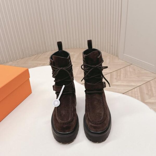 Autumn and Winter Hermes Classic Handsome Knight Boots Ankle Boots (4FM02)
